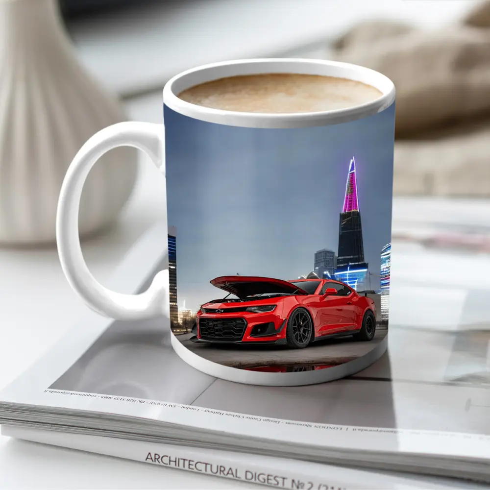 Chevrolet Camaro ZL1 Red City Night – Mugs