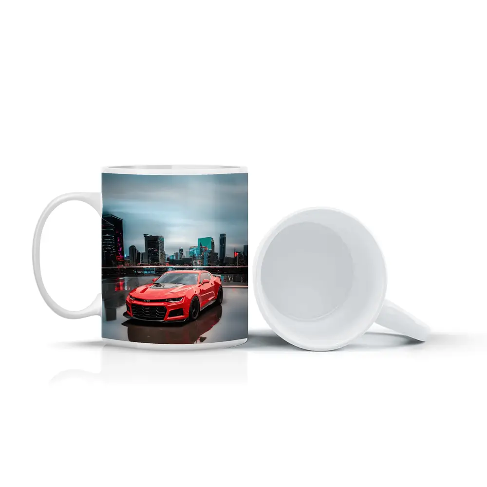 Chevrolet Camaro ZL1 Red City Skyline – Mugs
