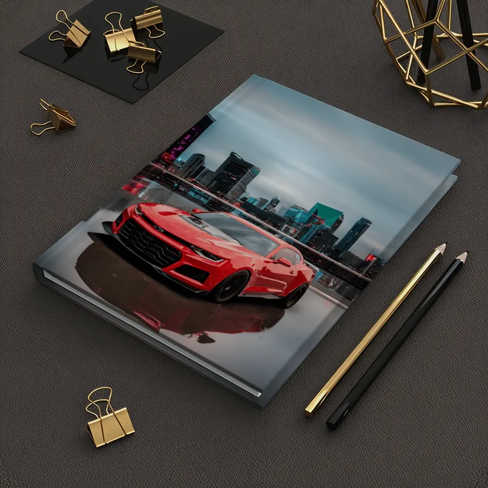 Chevrolet Camaro ZL1 Red City Skyline – Notebooks