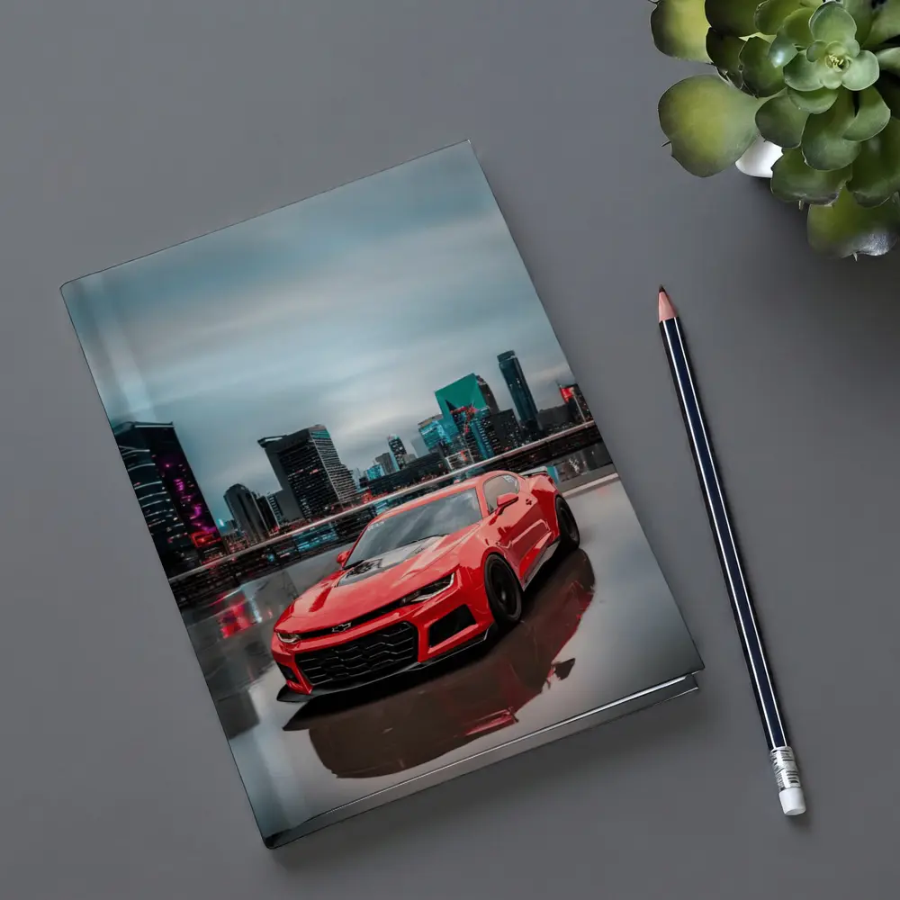 Chevrolet Camaro ZL1 Red City Skyline – Notebooks