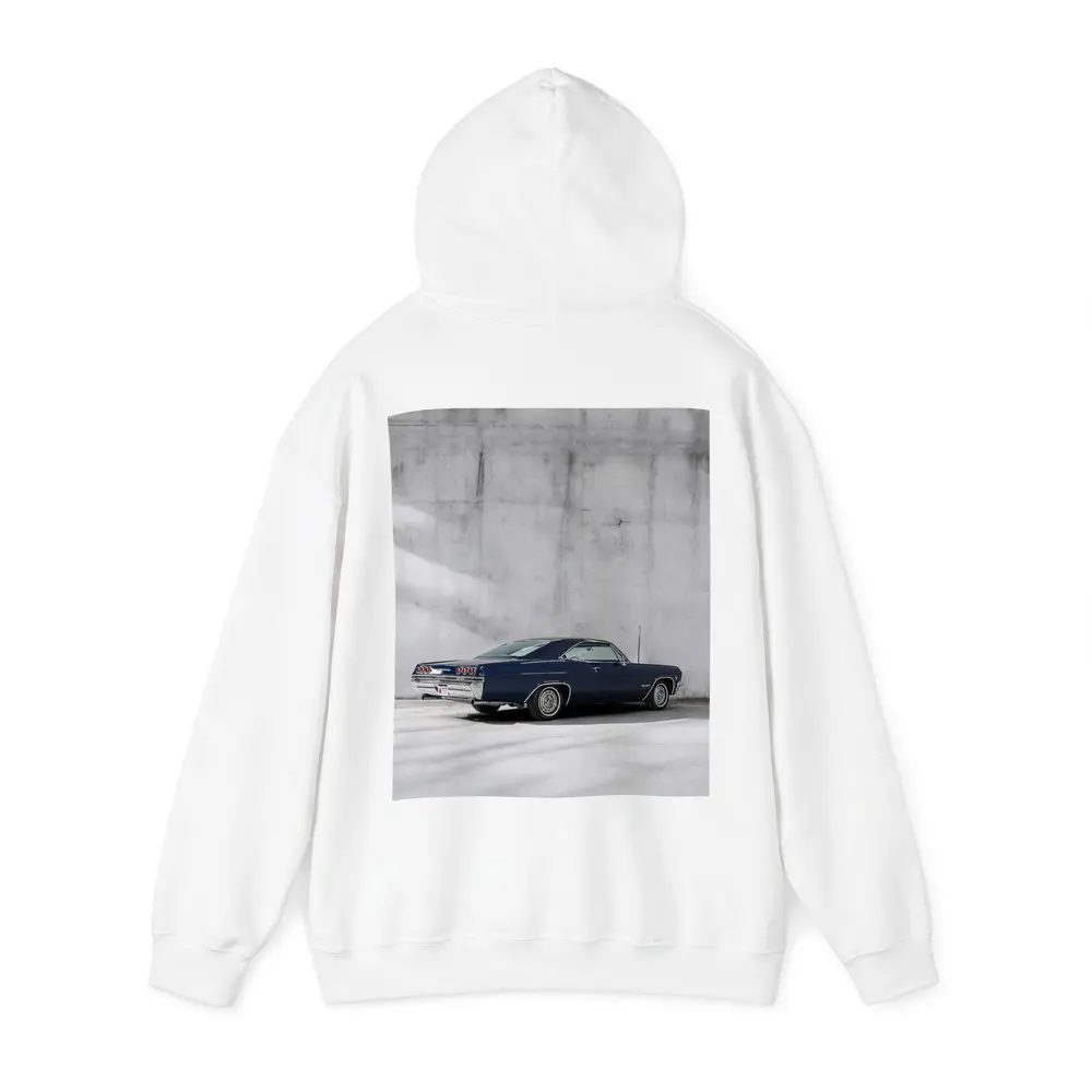 Chevrolet Impala Classic Blue Concrete Wall – Hoodies