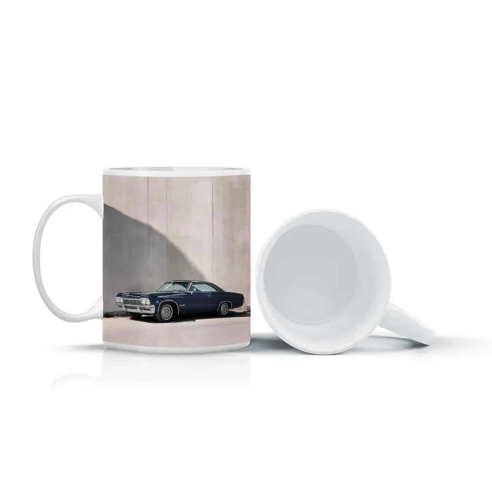 Chevrolet Impala SS Navy Blue Concrete Wall – Mugs