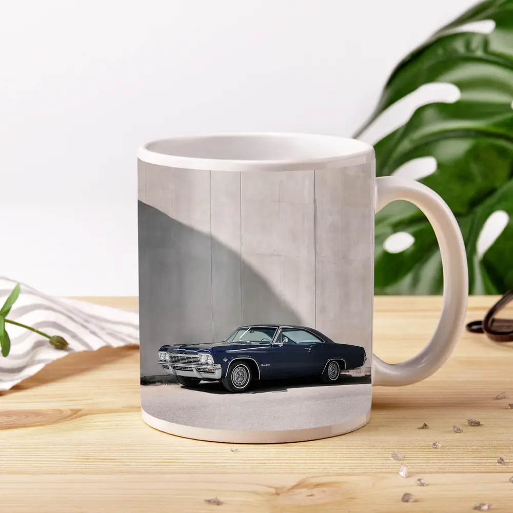 Chevrolet Impala SS Navy Blue Concrete Wall – Mugs