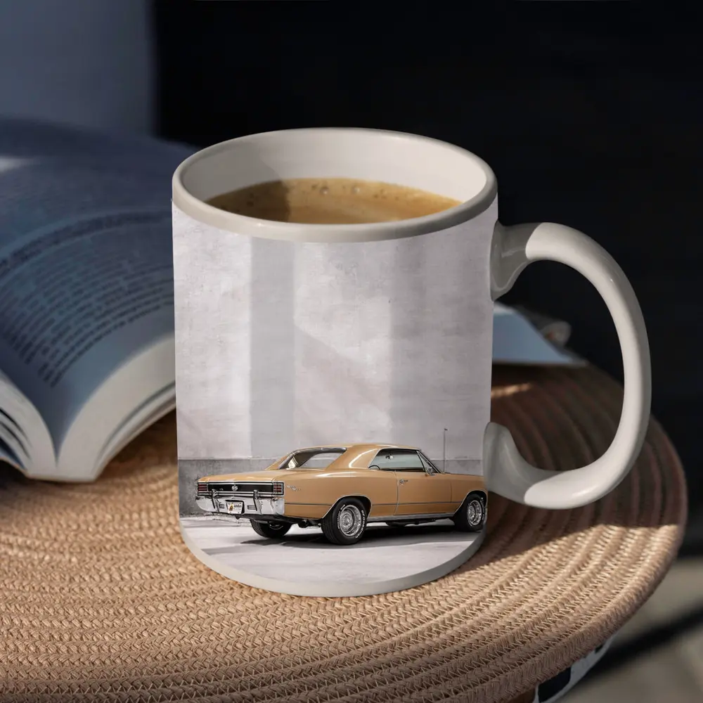 Chevrolet Impala SS Gold Concrete Wall – Mugs