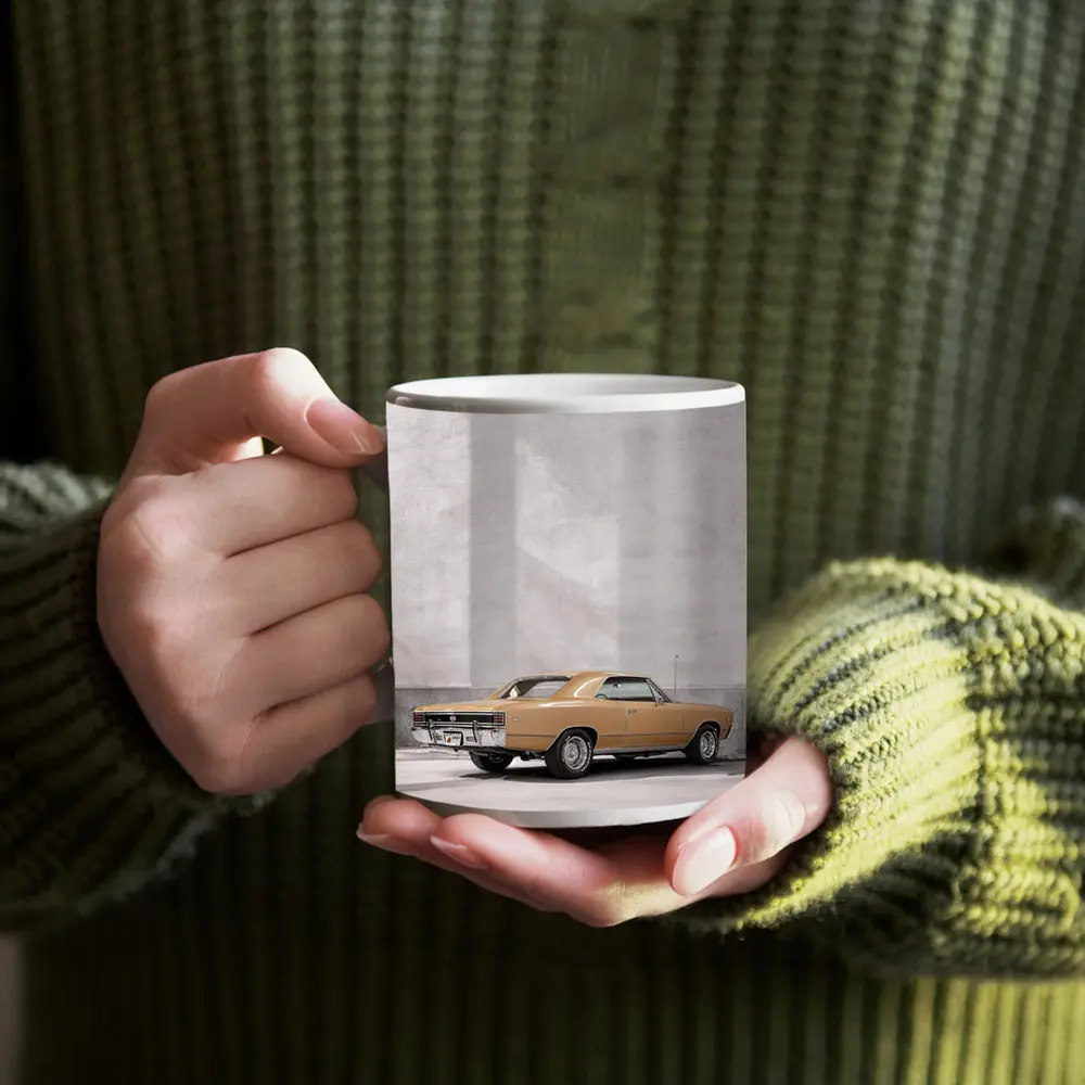 Chevrolet Impala SS Gold Concrete Wall – Mugs