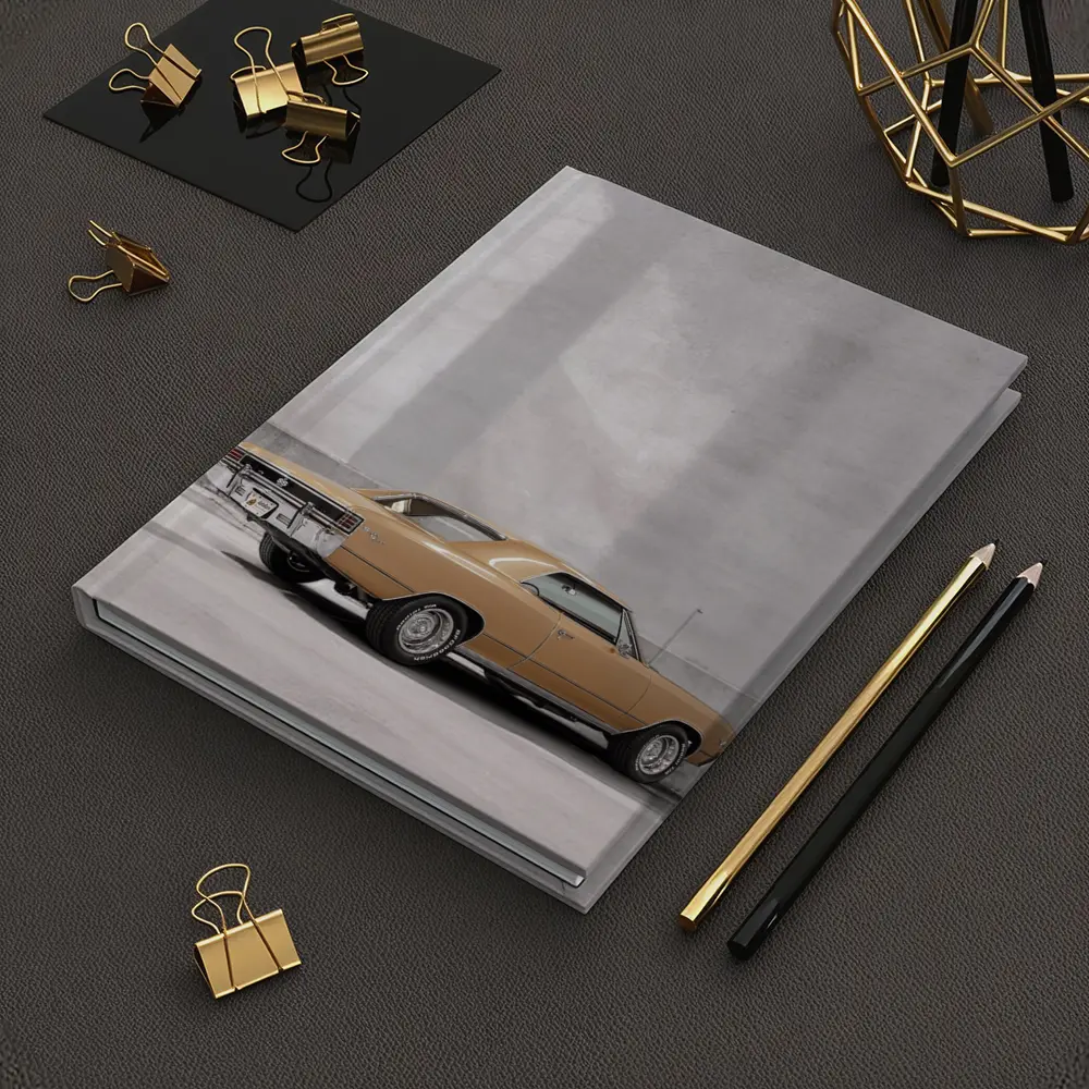 Chevrolet Impala SS Gold Concrete Wall – Notebooks