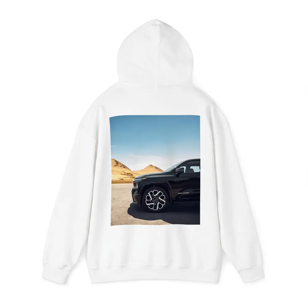 Chevrolet Silverado EV Desert Mountain Setting – Hoodies