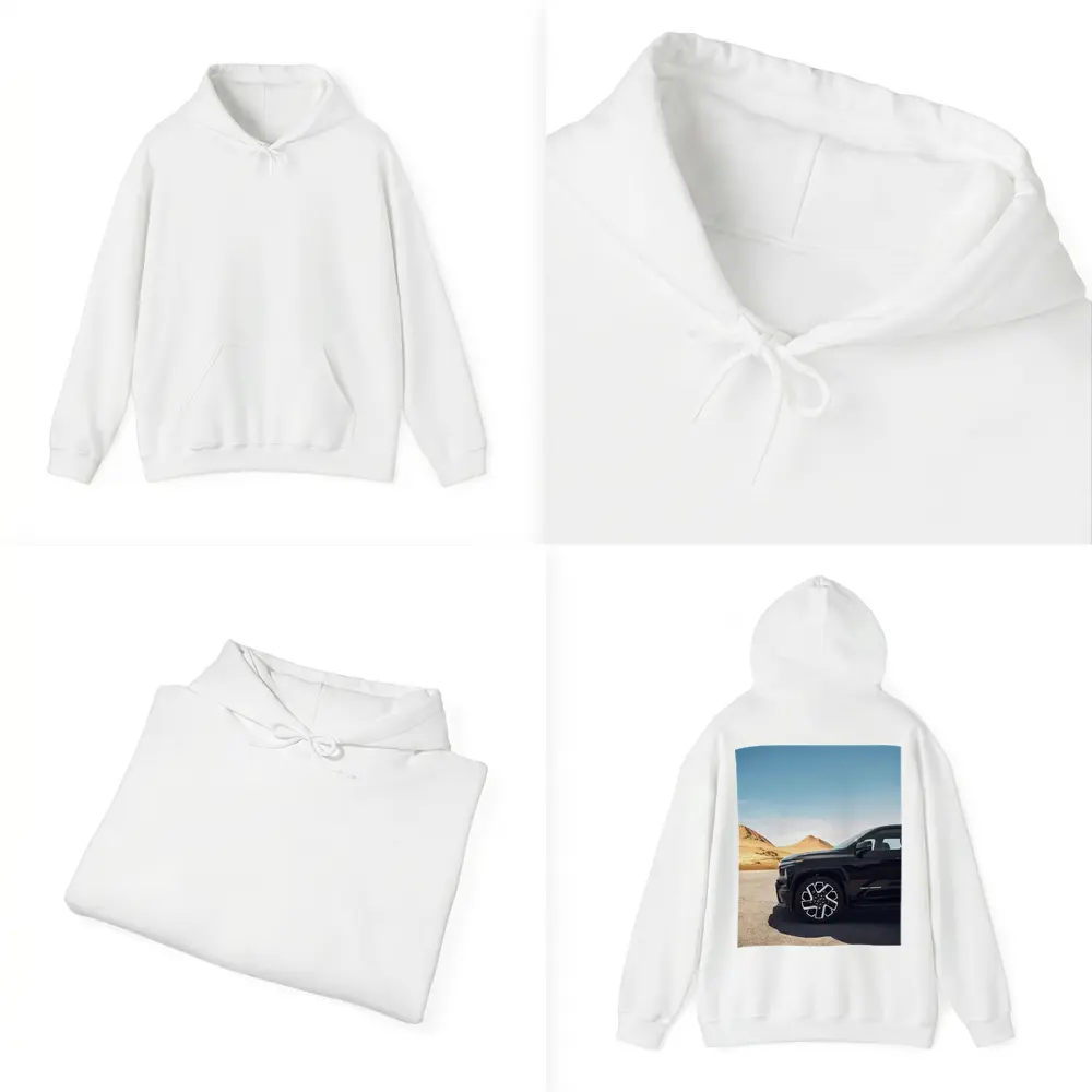 Chevrolet Silverado EV Desert Mountain Setting – Hoodies