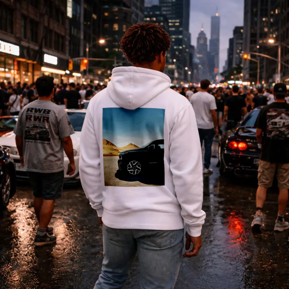 Chevrolet Silverado EV Desert Mountain Setting – Hoodies