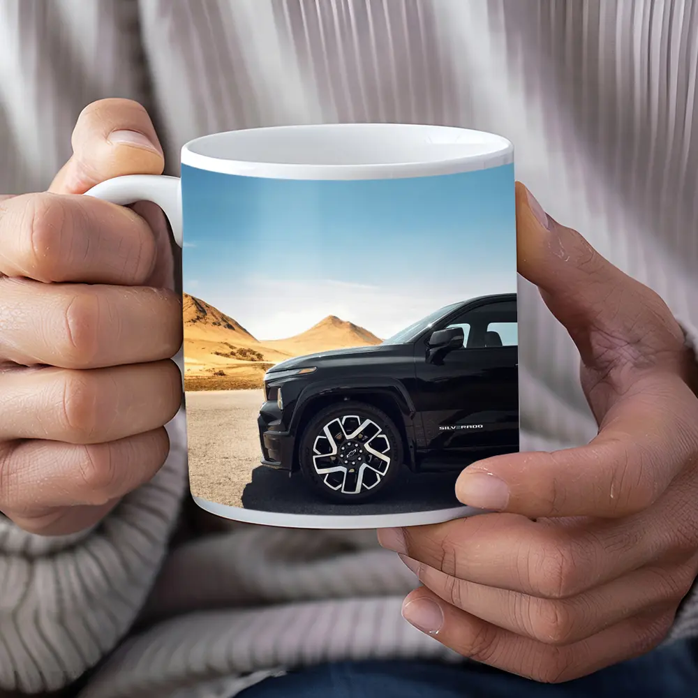 Chevrolet Silverado EV Desert Mountain Setting – Mugs