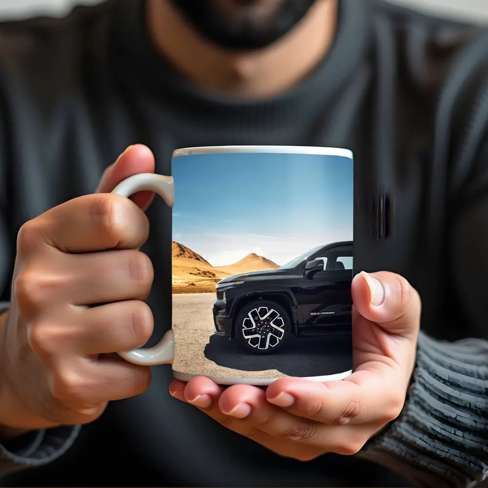 Chevrolet Silverado EV Desert Mountain Setting – Mugs