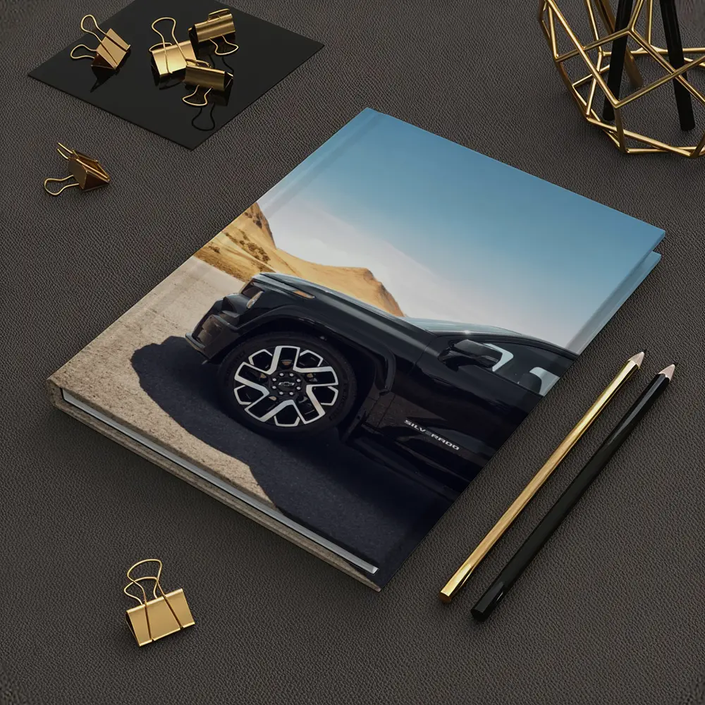 Chevrolet Silverado EV Desert Mountain Setting – Notebooks