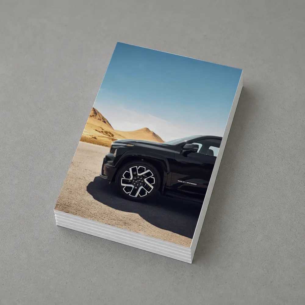 Chevrolet Silverado EV Desert Mountain Setting – Postcards