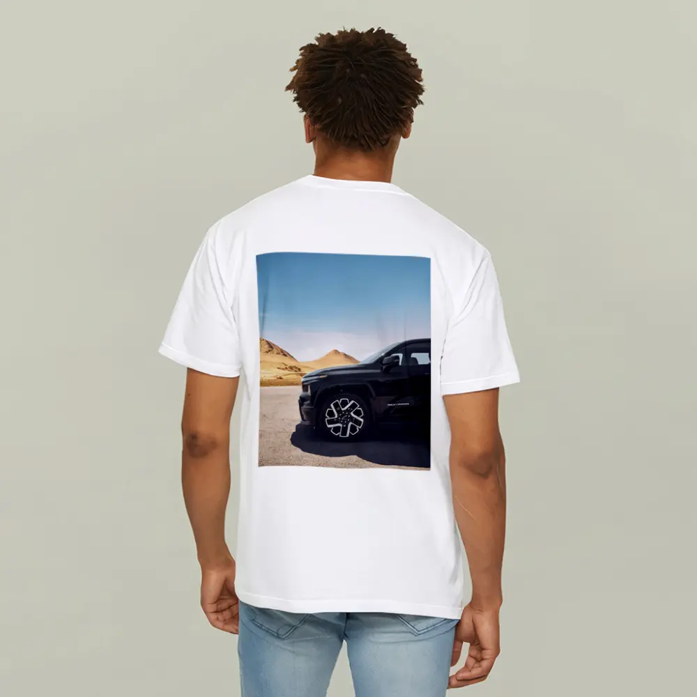 Chevrolet Silverado EV Desert Mountain Setting – T-Shirts