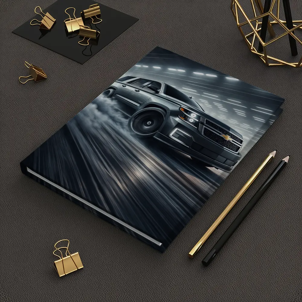 Chevrolet Tahoe Drifting Through Smoky Tunnel – Notebooks