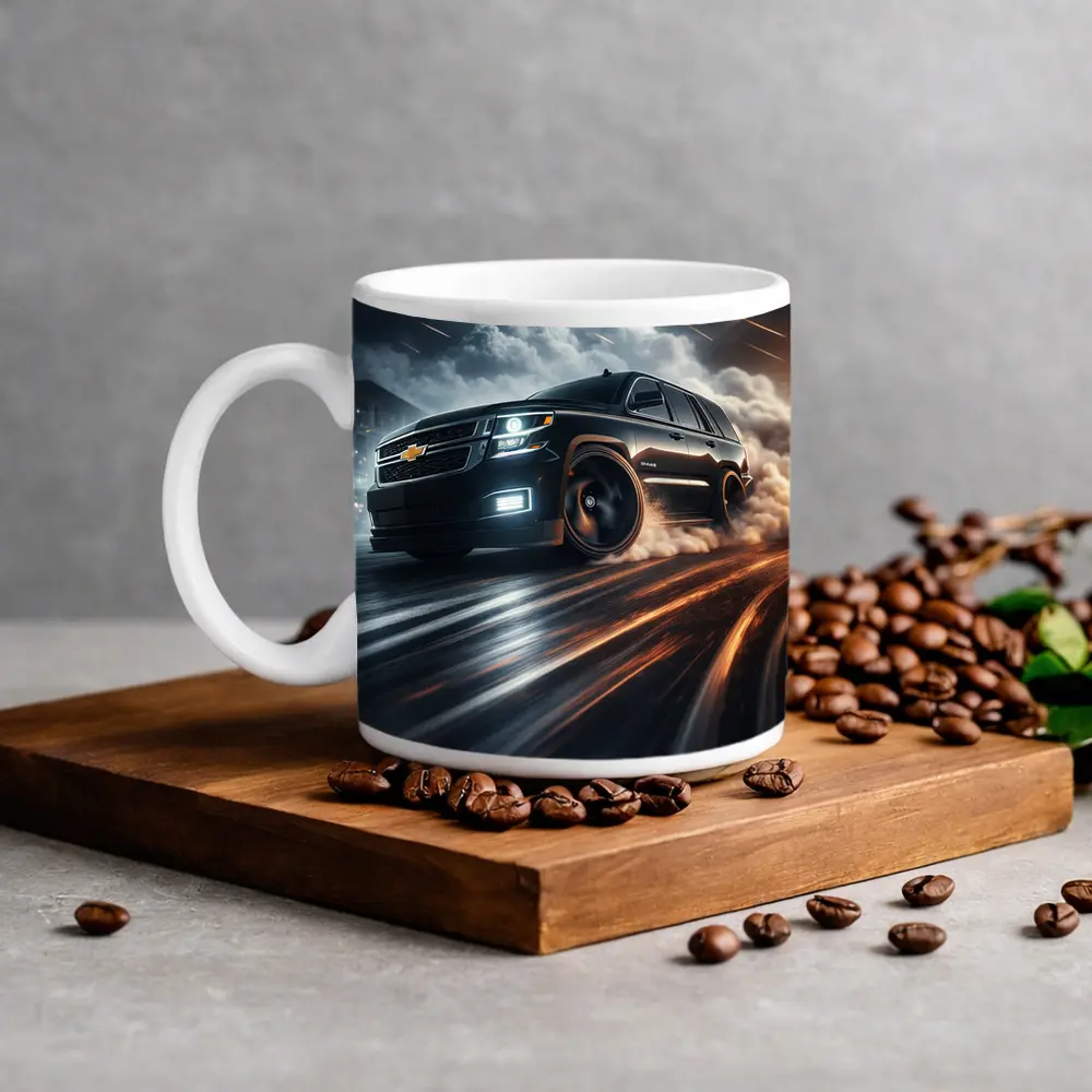 Chevrolet Tahoe Drifting Through Dramatic Storm Clouds – Mugs