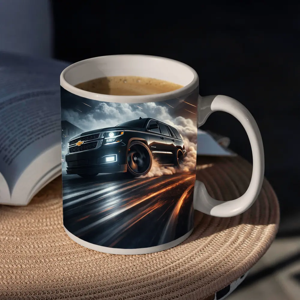 Chevrolet Tahoe Drifting Through Dramatic Storm Clouds – Mugs