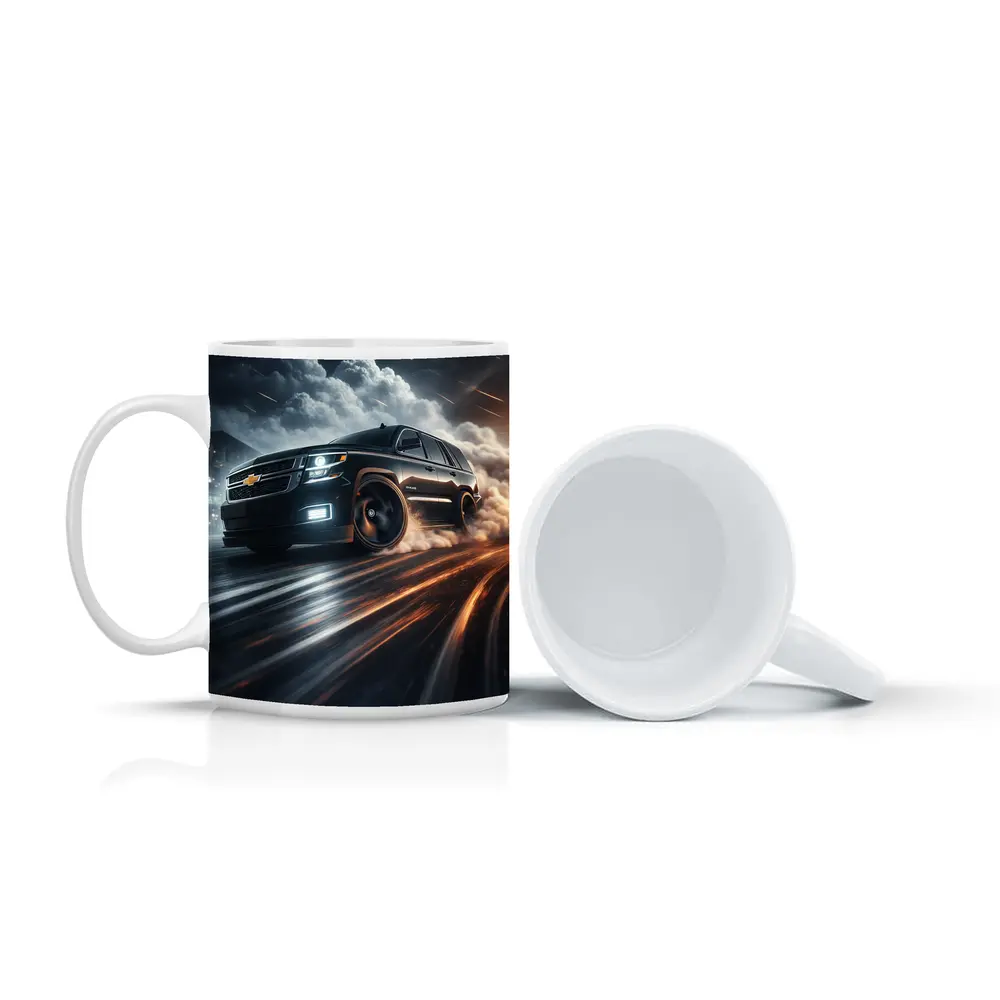 Chevrolet Tahoe Drifting Through Dramatic Storm Clouds – Mugs