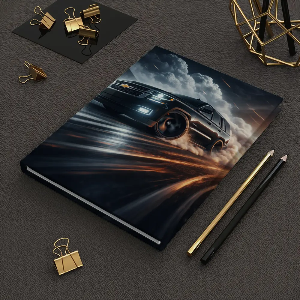 Chevrolet Tahoe Drifting Through Dramatic Storm Clouds – Notebooks