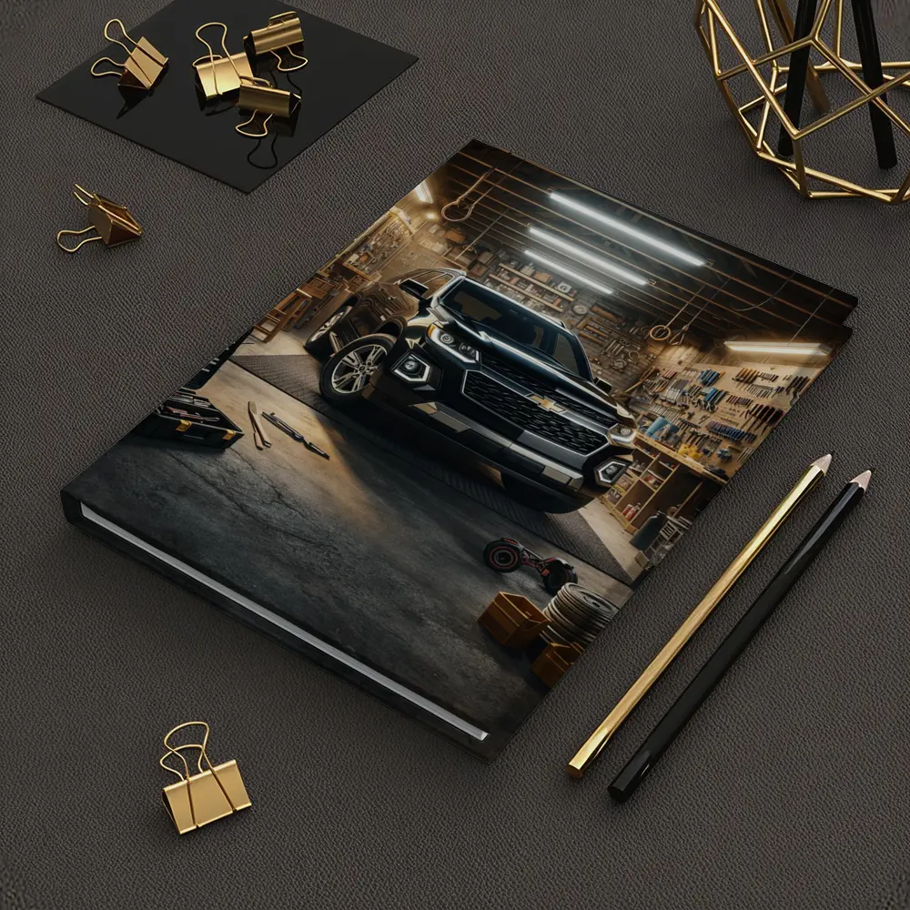 Chevrolet Trailblazer Black SUV Garage Scene – Notebooks