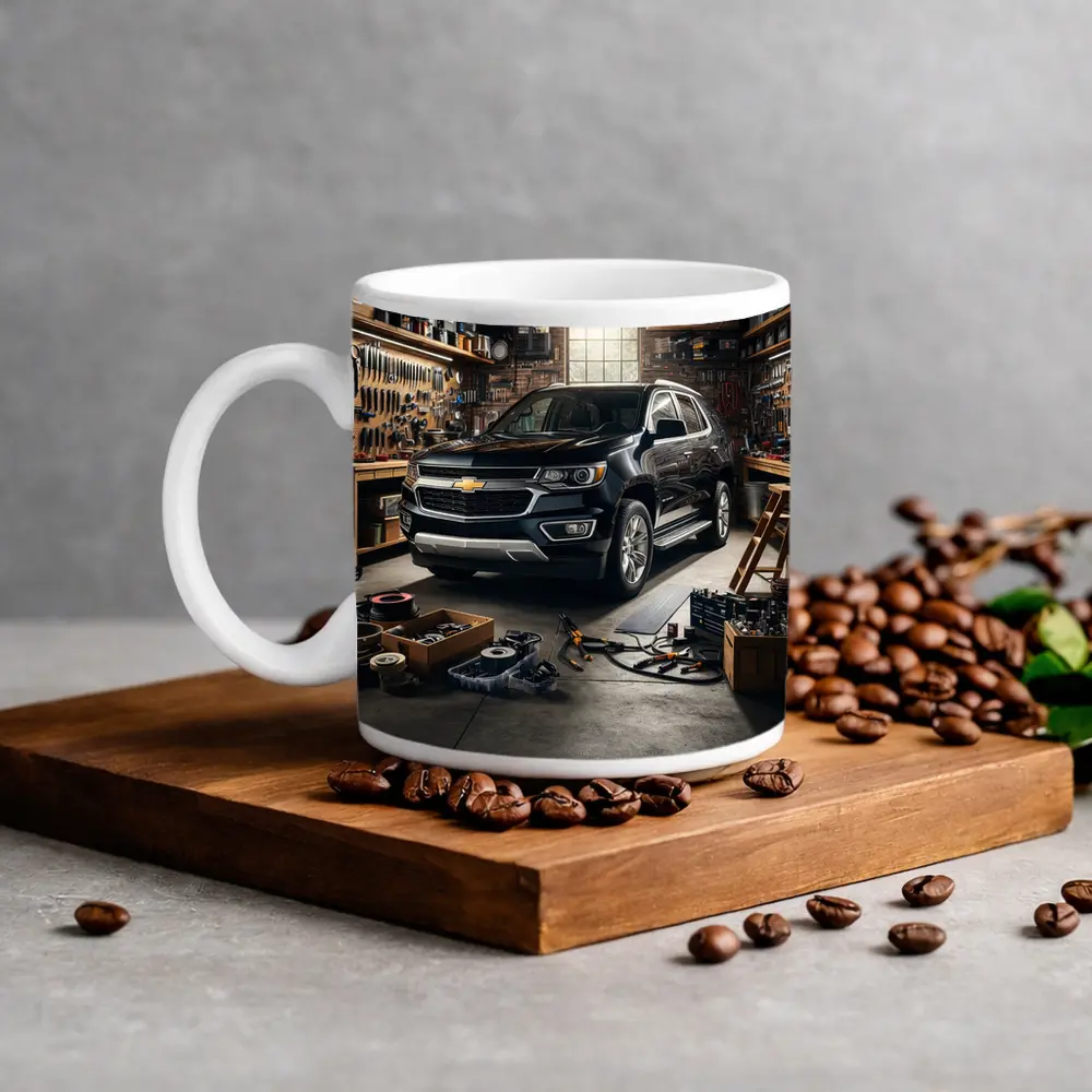 Chevrolet Trailblazer Black SUV Garage Workshop – Mugs