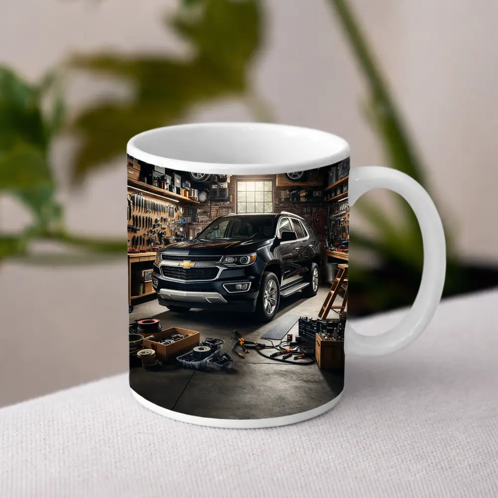 Chevrolet Trailblazer Black SUV Garage Workshop – Mugs