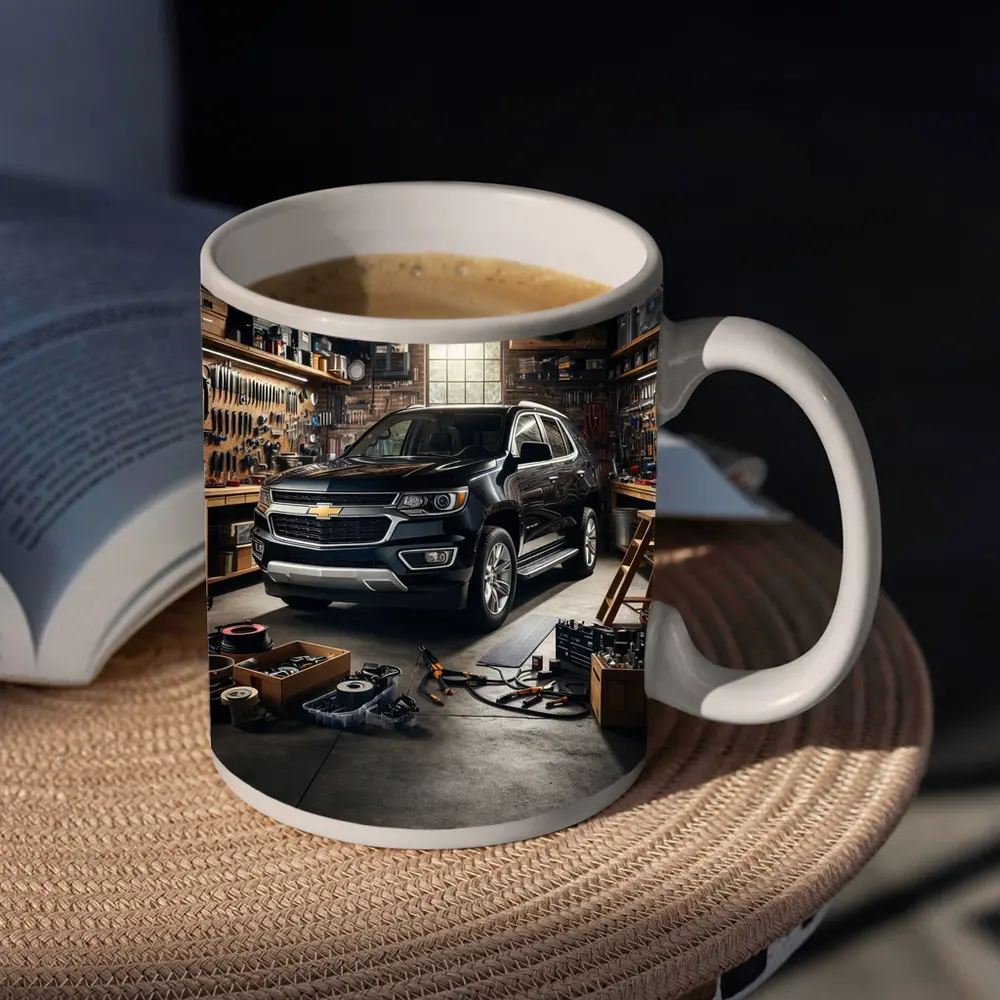 Chevrolet Trailblazer Black SUV Garage Workshop – Mugs