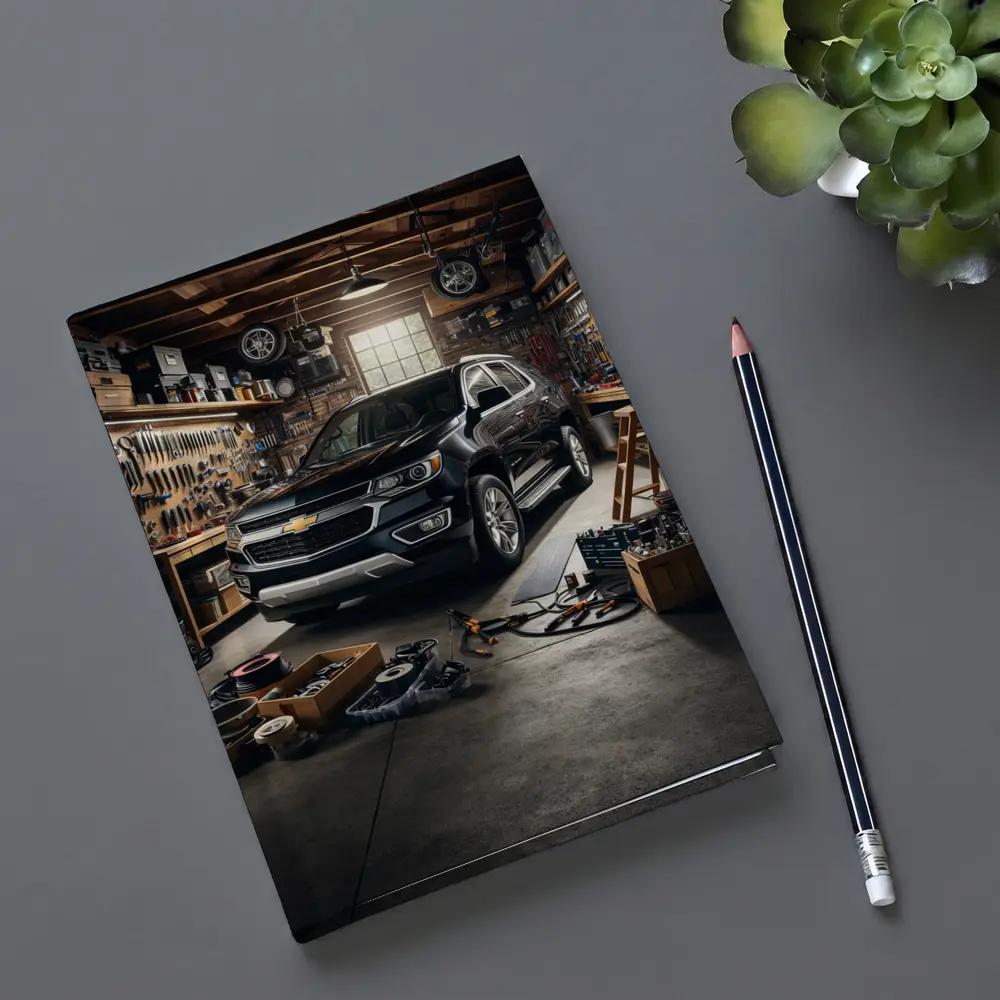 Chevrolet Trailblazer Black SUV Garage Workshop – Notebooks