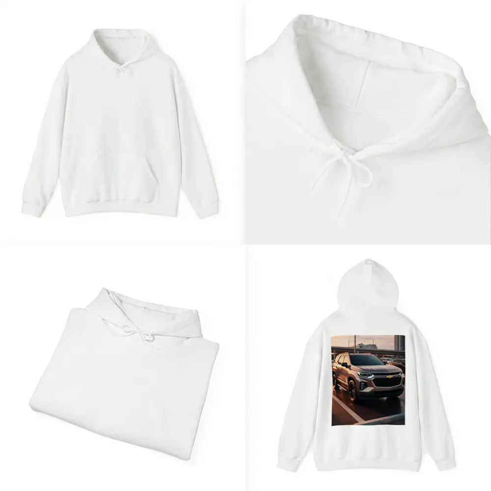 Chevrolet Trailblazer SUV Urban Parking Sunset – Hoodies