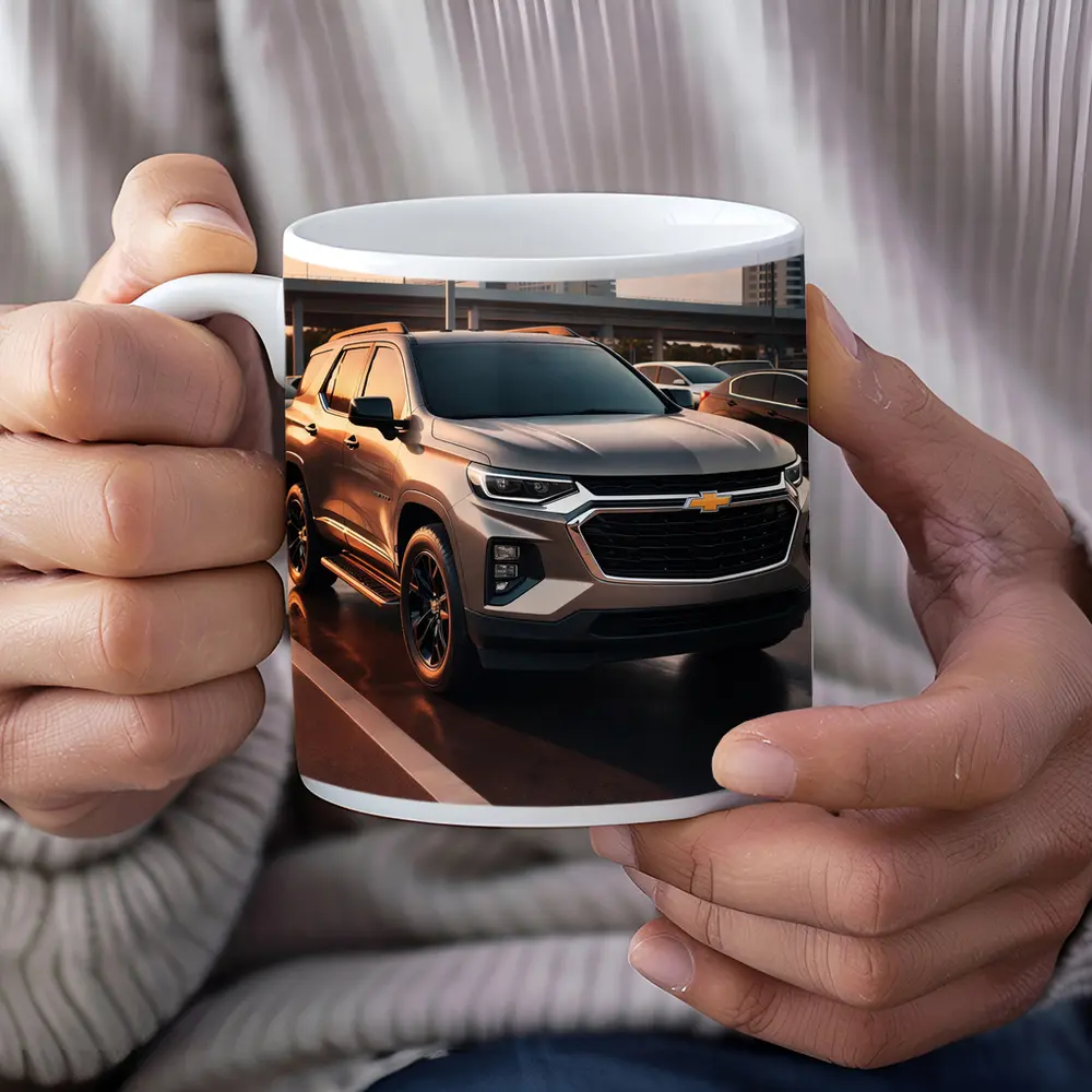 Chevrolet Trailblazer SUV Urban Parking Sunset – Mugs