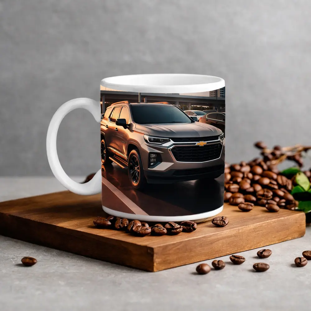 Chevrolet Trailblazer SUV Urban Parking Sunset – Mugs