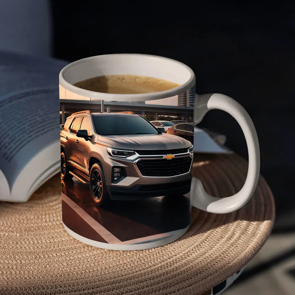 Chevrolet Trailblazer SUV Urban Parking Sunset – Mugs