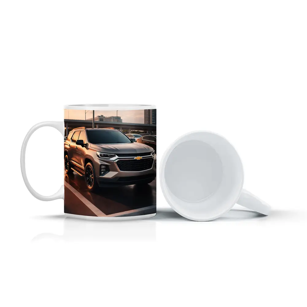 Chevrolet Trailblazer SUV Urban Parking Sunset – Mugs