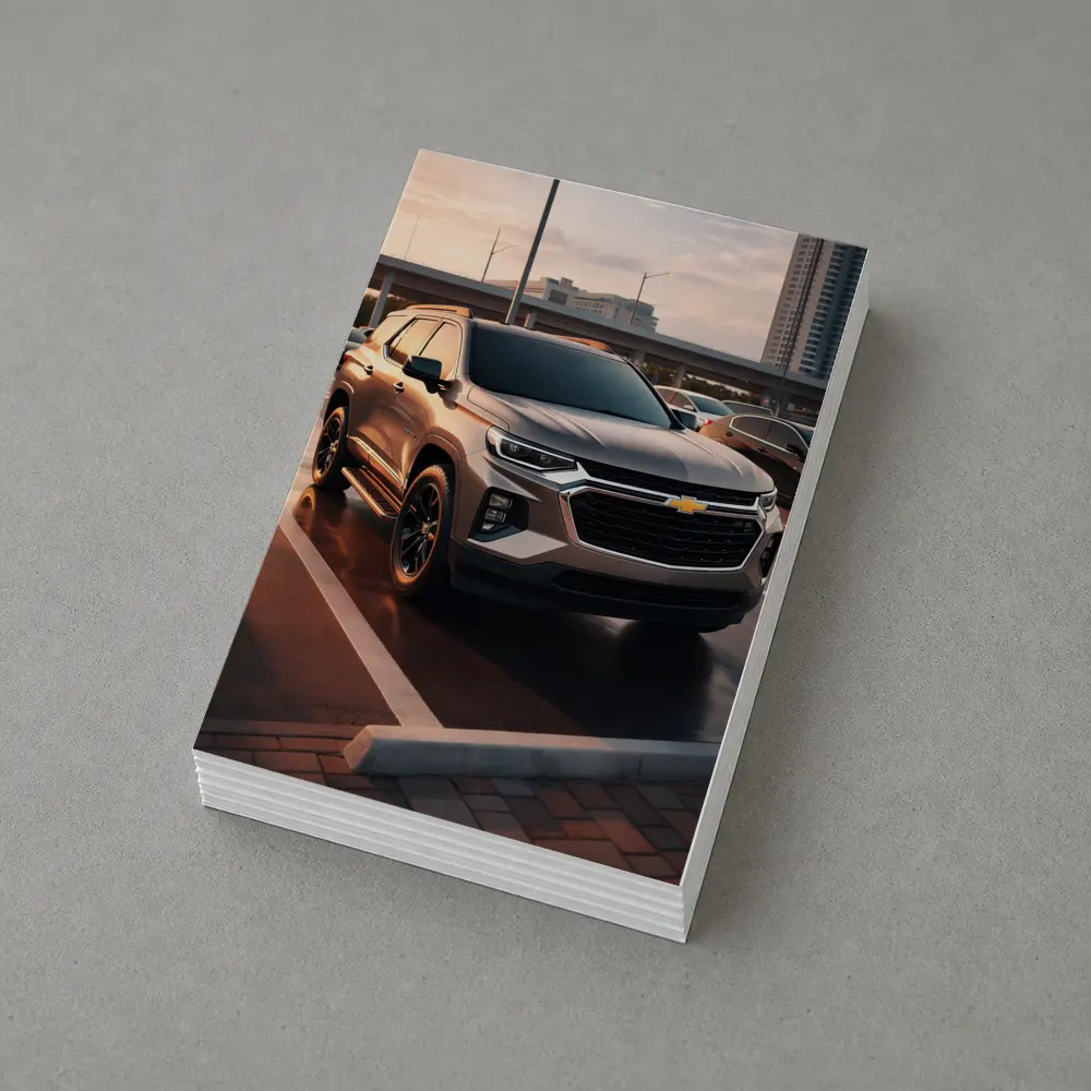 Chevrolet Trailblazer SUV Urban Parking Sunset – Postcards