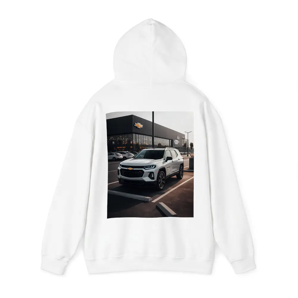 Chevrolet Traverse SUV Dealership Parking Lot – Hoodies