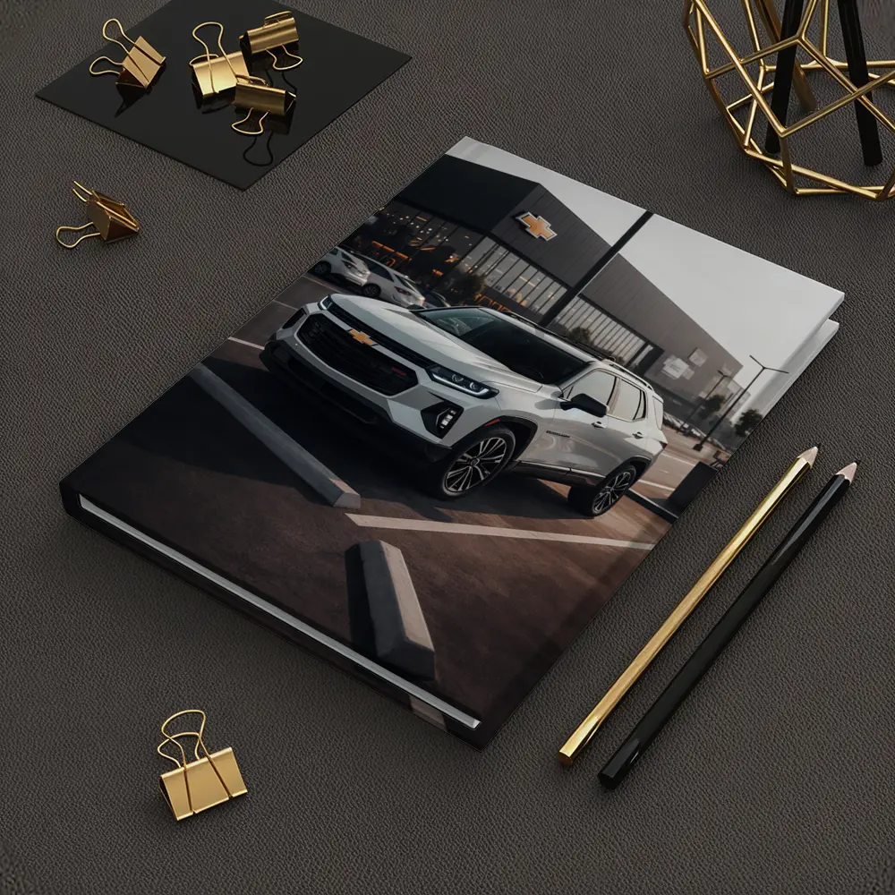 Chevrolet Traverse SUV Dealership Parking Lot – Notebooks