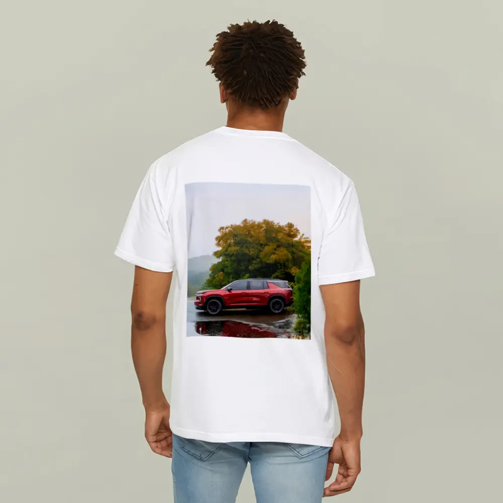 Chevrolet Traverse Red SUV Rainy Day – T-Shirts