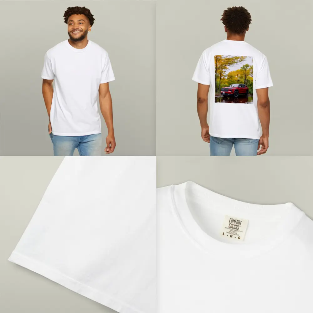 Chevrolet Traverse Red SUV Autumn Forest – T-Shirts