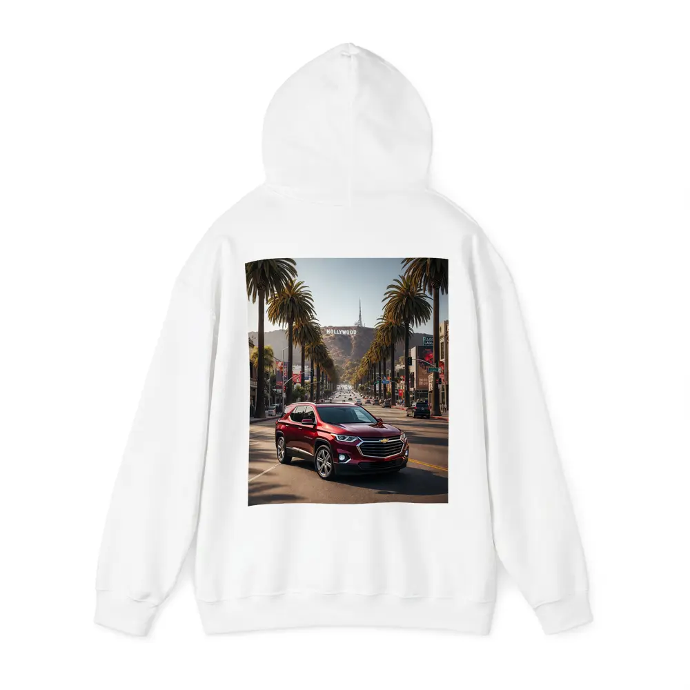 Chevrolet Traverse Red SUV Hollywood Boulevard – Hoodies