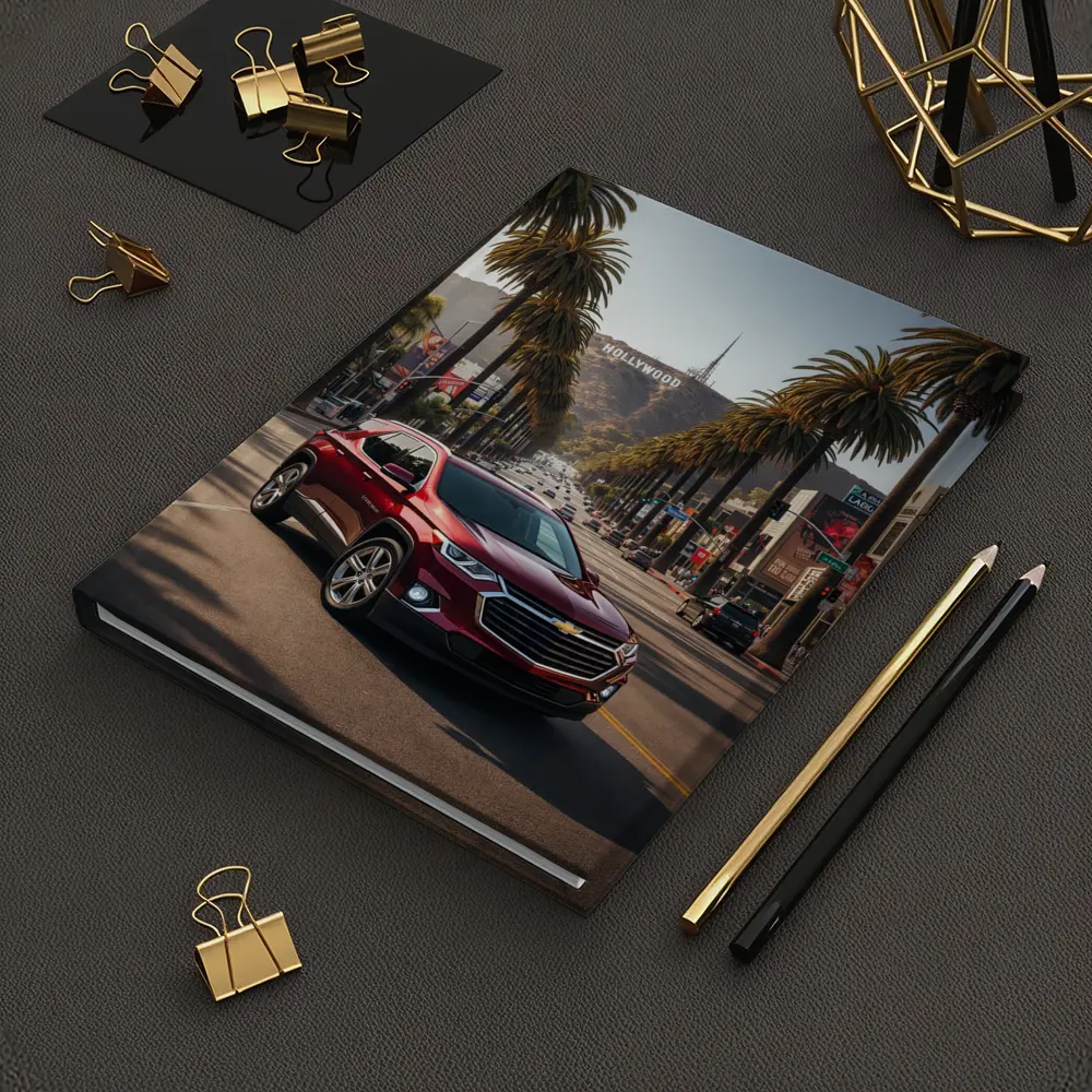 Chevrolet Traverse Red SUV Hollywood Boulevard – Notebooks