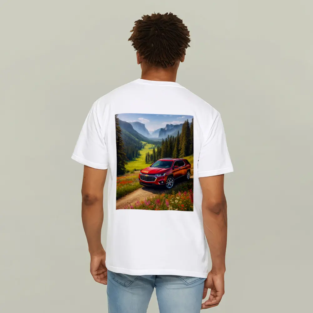 Chevrolet Traverse Red SUV Mountain Valley – T-Shirts