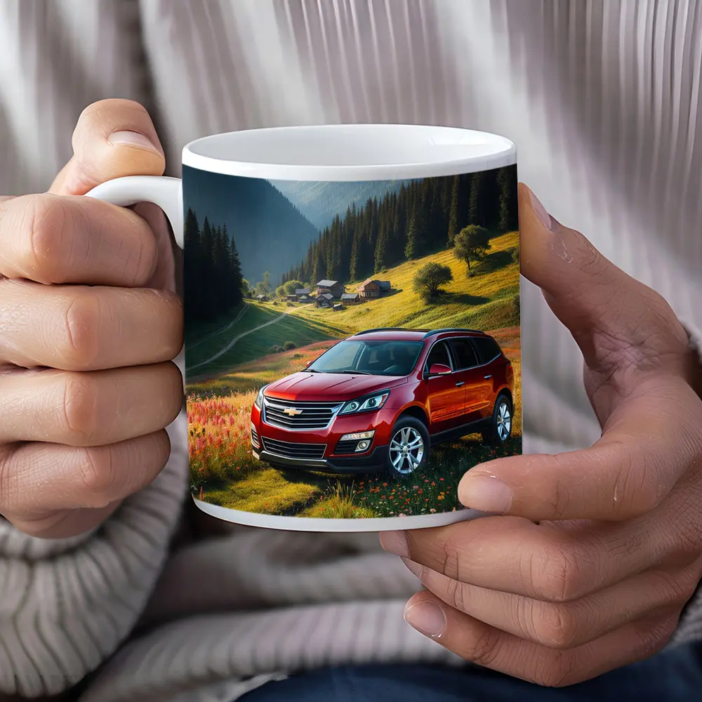 Chevrolet Traverse Red SUV Mountain Valley – Mugs
