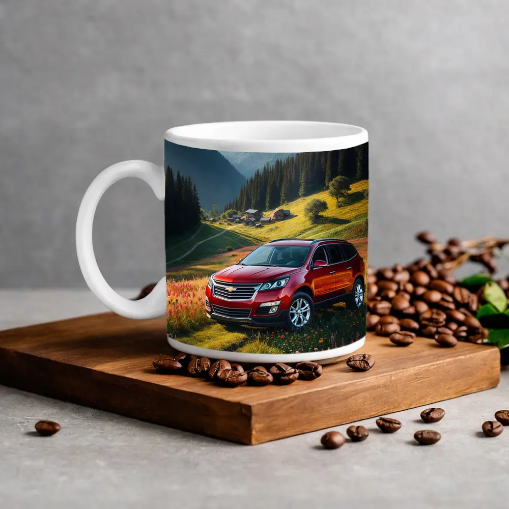 Chevrolet Traverse Red SUV Mountain Valley – Mugs