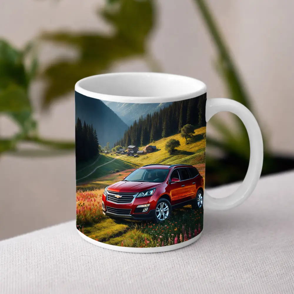 Chevrolet Traverse Red SUV Mountain Valley – Mugs