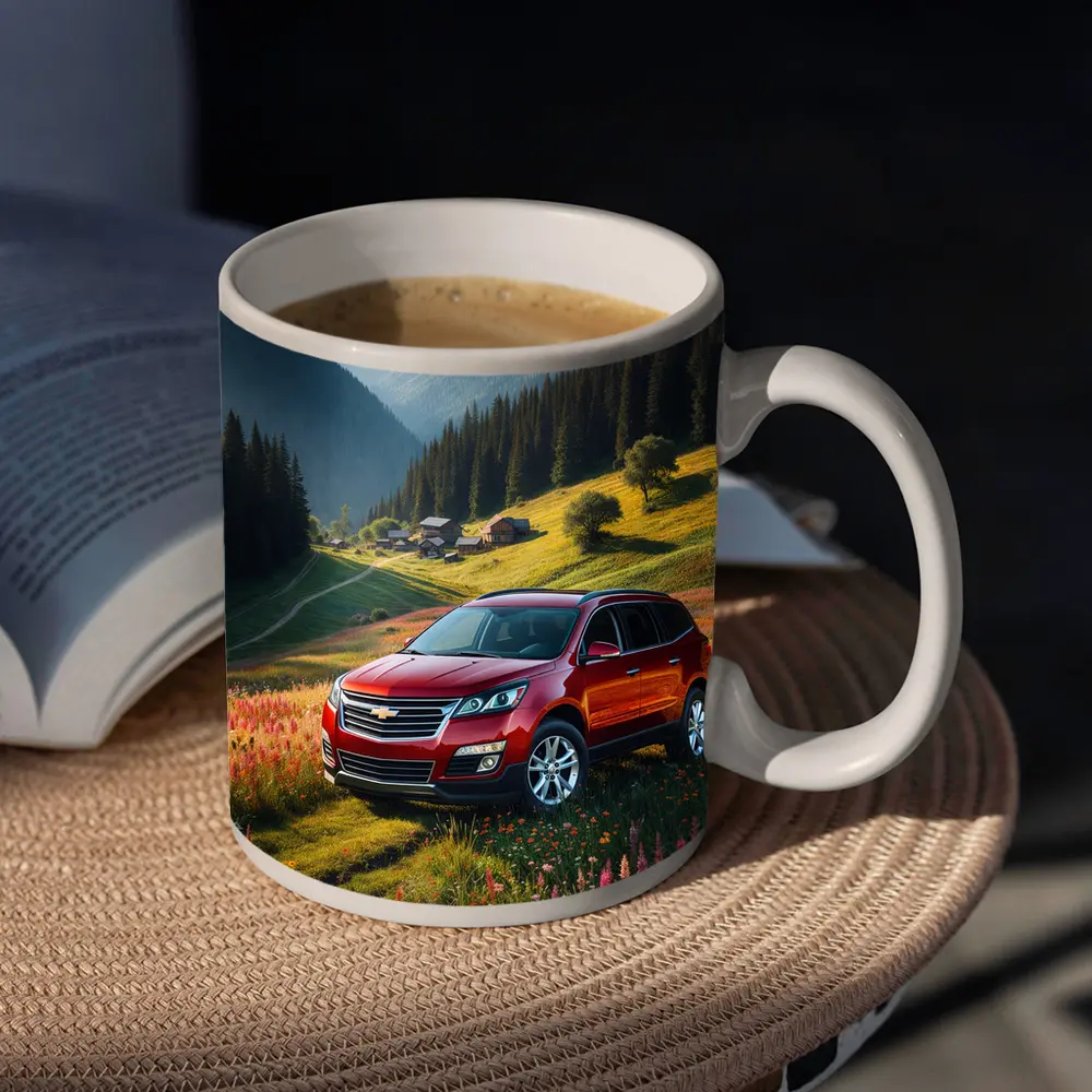 Chevrolet Traverse Red SUV Mountain Valley – Mugs