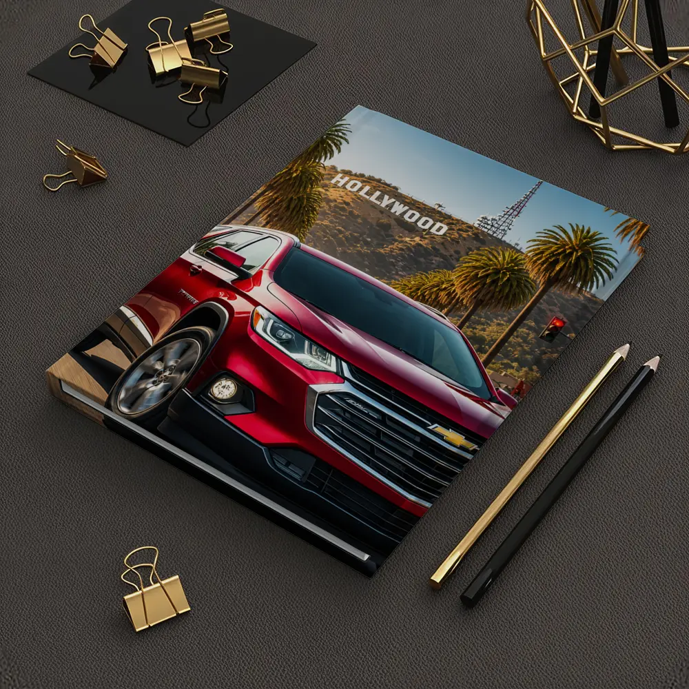 Chevrolet Traverse Cruising Hollywood Los Angeles Street – Notebooks