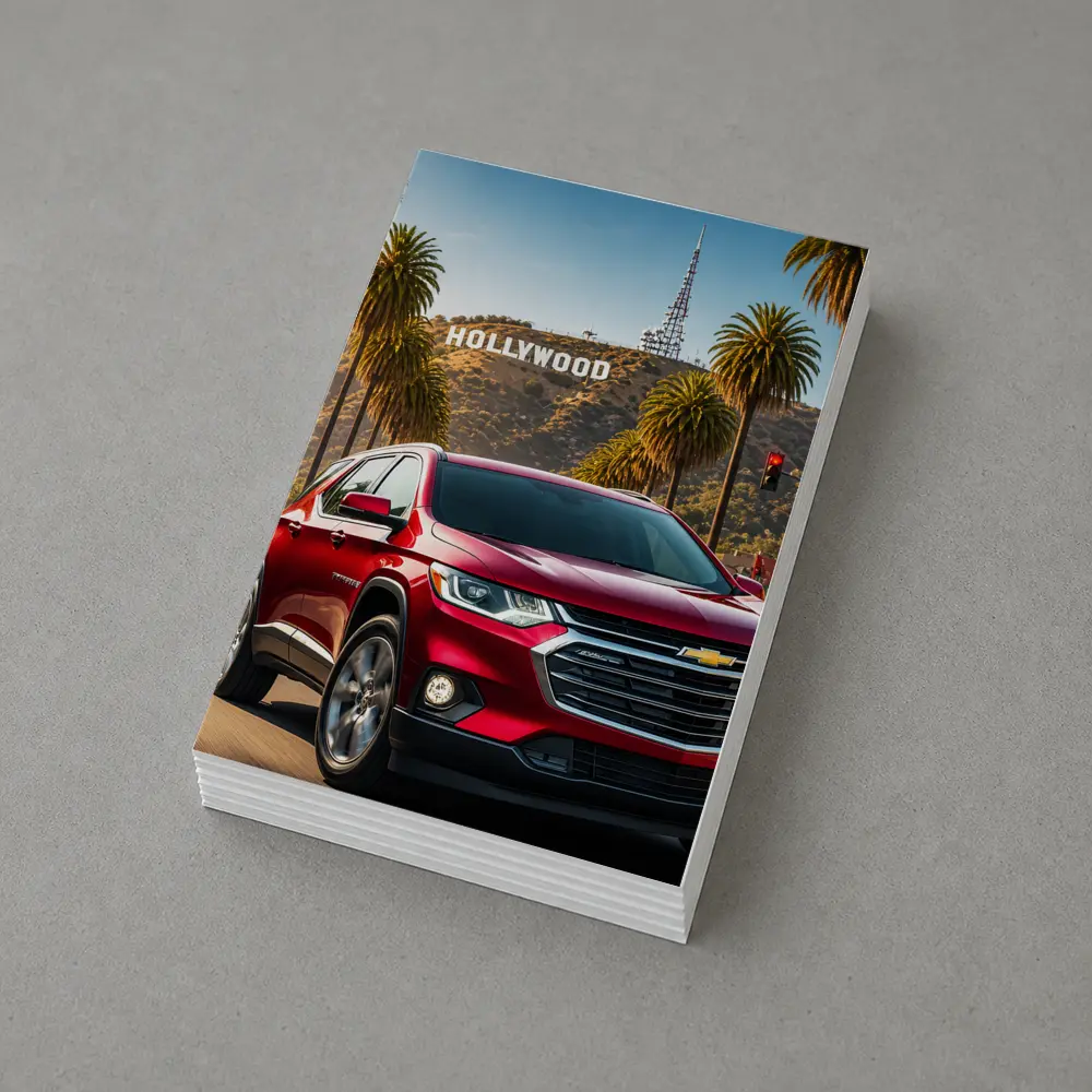 Chevrolet Traverse Cruising Hollywood Los Angeles Street – Postcards