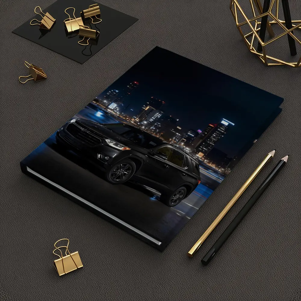 Chevrolet Traverse Black SUV City Night – Notebooks