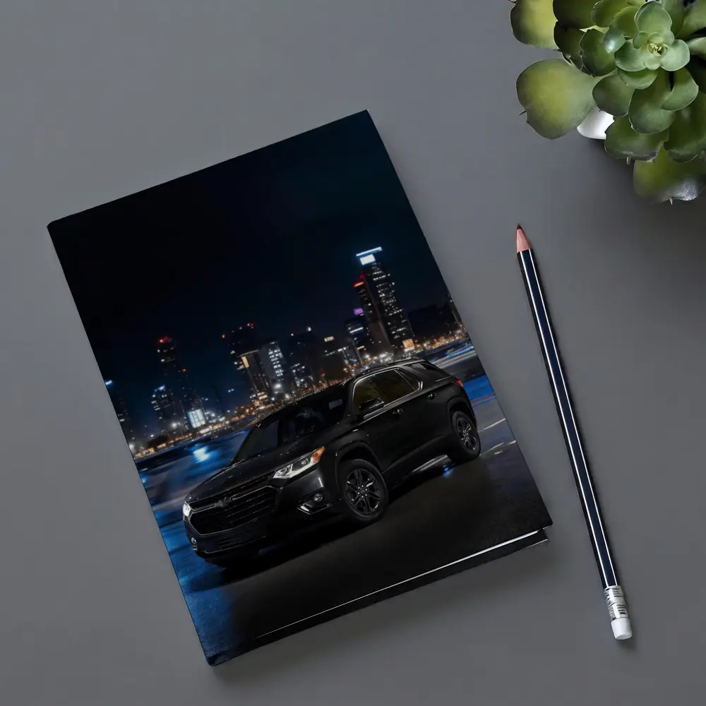 Chevrolet Traverse Black SUV City Night – Notebooks