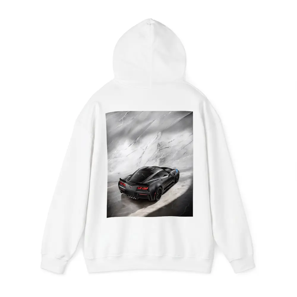 Chevrolet Corvette Black Marble Studio Shot – Hoodies